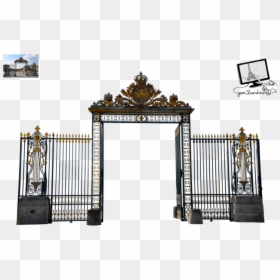 Gate Png Transparent Image - Palace Of Versailles, Png Download - metal gate png