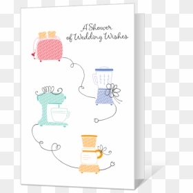 Shower Of Wishes - Drawing, HD Png Download - bridal shower png