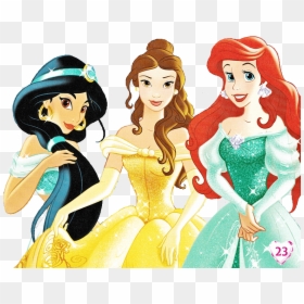 Taller De Cliparts - Bella Jasmine And Ariel, HD Png Download - princess ariel png