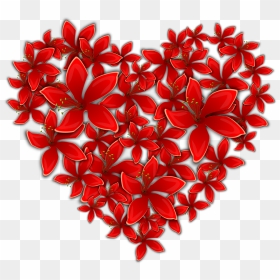 Flowery Hearts, HD Png Download - love symbol png