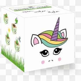 Cube Animals Packaging, HD Png Download - unicorn ears png