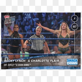 Becky Lynch ™ & Charlotte Flair ™ Def - Charlotte Flair, HD Png Download - wwe sasha banks png
