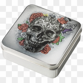 5 $ Dollar La Catrina Skull Totenkopf Ultra High Relief - La Calavera Catrina, HD Png Download - catrina png