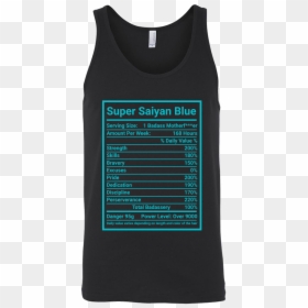 Super Saiyan Blue God Tank Top Shirt - Active Tank, HD Png Download - super saiyan blue hair png