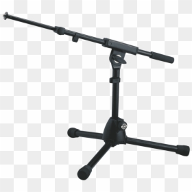 Pied Mic Bas Perche Telesc - K&m 25950 Microphone Stand, HD Png Download - microphone on stand png