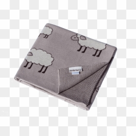 Knitted Cotton Blanket 80 X 100cm - Coin Purse, HD Png Download - white blanket png