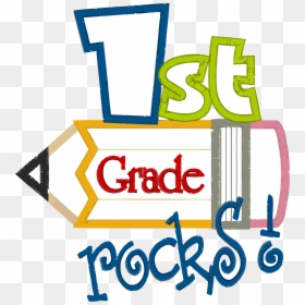 1st Grade Rocks Pencil Clipart Png - 1st Grade, Transparent Png - pencil clip art png