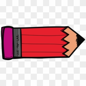 Red Pencil - Red Pencil Clip Art, HD Png Download - pencil clip art png