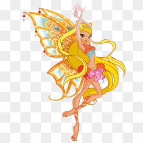 Image - Winx Club Stella Enchantix, HD Png Download - beautiful fairy png