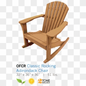 Rocking Chair, HD Png Download - adirondack chair png