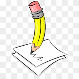Writing Pencil Clipart 19 Pencil Writing Black And - Clip Art, HD Png Download - pencil clip art png