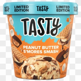 Transparent Smores Png - Tasty Peanut Butter S Mores Ice Cream, Png Download - chocolate ice cream png