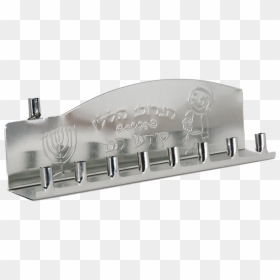 Silver Chanukah Tin Menorah - Masonry Trowel, HD Png Download - hanukkah menorah png