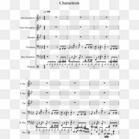 Chameleon Jazz Ensemble Sheet Music For Alto Saxophone, - Avengers Tuba Sheet Music, HD Png Download - jazz band png