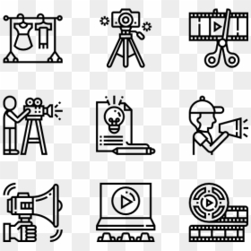 Video Production Icon Png, Transparent Png - video production png
