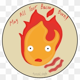 ##howlsmovingcastle #calcifer #anime #studioghibli - Education And Science Workers' Union, HD Png Download - calcifer png