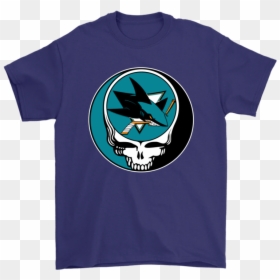 Nhl Team San Jose Sharks X Grateful Dead Logo Band - Half Spiderman Half Deadpool, HD Png Download - san jose sharks png
