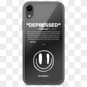 Iphone Xr Depressing Cases, HD Png Download - sad people png