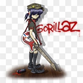 Stickers De Noodle Gorillaz, HD Png Download - music graffiti png
