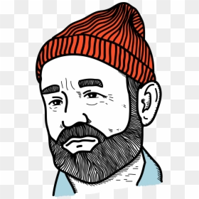 Bill Murray Clipart - Steve Zissou Png, Transparent Png - bill murray png