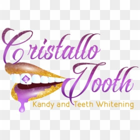 Cristallo Tooth - Calligraphy, HD Png Download - gold tooth png