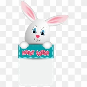With Easter Bunny Egg Happy Hd Image Free Png Clipart, Transparent Png - egg cartoon png