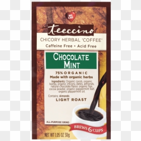 Teeccino Herbal Coffee Hazelnut, HD Png Download - chocolate drip png