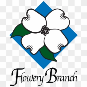 Flowery Branch - Flowery Branch Logo, HD Png Download - flower branch png