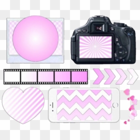 Edit, Overlay, And Pink Image - Canon Eos 600d, HD Png Download - pink rectangle png