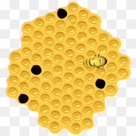 Bee Nest Clip Art, HD Png Download - honeycomb background png