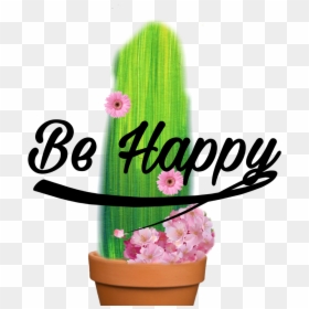 Happy New Year Flower Background 2019, HD Png Download - cactus flower png