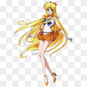 Sailor Venus Png - Sailor Moon Venus Png, Transparent Png - sailor moon hair png