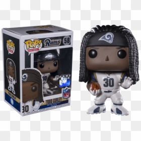 Todd Gurley Los Angeles Rams Pop Vinyl Figure - Todd Gurley Funko Pop, HD Png Download - jason todd png