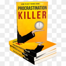 Self Improvement - Book Cover, HD Png Download - procrastination png