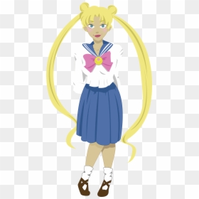 Serena1 - Cartoon, HD Png Download - sailor moon hair png