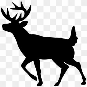 Reindeer Stock Photography Image Logo Silhouette - Deer Crossing Sign, HD Png Download - reindeer head png