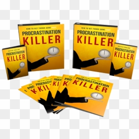 Procrastination Killer Ebook And Videos - Paper Product, HD Png Download - procrastination png