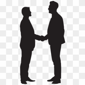 Men Shaking Hands Clipart, HD Png Download - people standing png