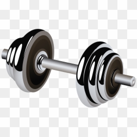 Transparent Background Dumbbell Png, Png Download - barbell png