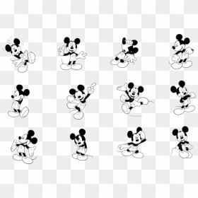 Flipbook De Mickey Mouse, HD Png Download - mickey head png