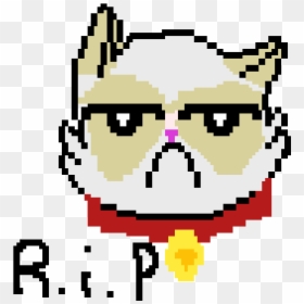 Pixel Art De Grumpy Cat, HD Png Download - grumpy cat png