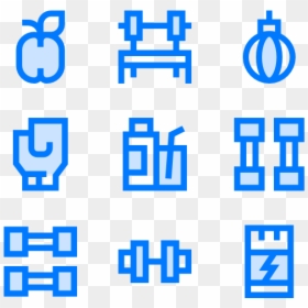 Electric Blue, HD Png Download - barbell png