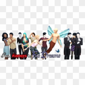 Sims 4 Knight, HD Png Download - fangs png