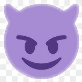 Discord Smiling Imp Emoji, HD Png Download - scared emoji png
