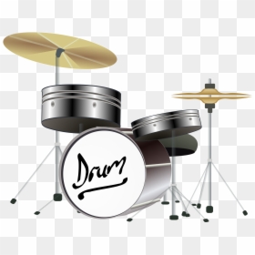 Drum Background Ppt, HD Png Download - music instruments png