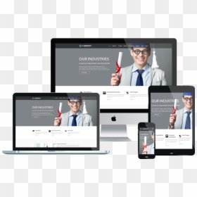 Free Responsive Templates, HD Png Download - responsive png