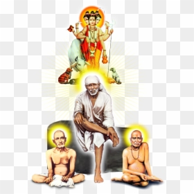 Sai Baba Gajanan Maharaj, HD Png Download - shivaji maharaj png