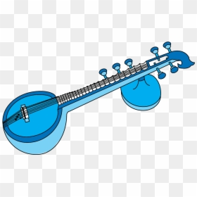 Veena Musical Instrument, HD Png Download - music instruments png