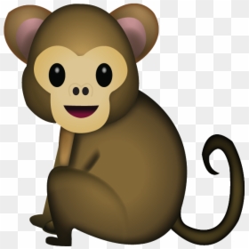 Monkey Emoji Iphone, HD Png Download - whatsapp symbol png