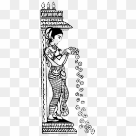 Hindu Wedding Clipart Black And White, HD Png Download - indian wedding symbols png